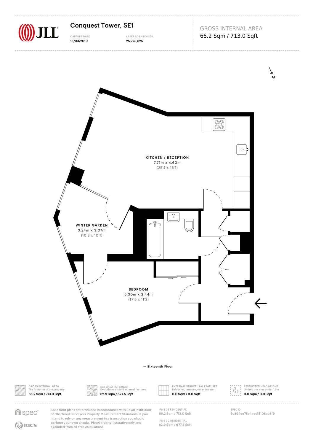 1 Bedrooms Flat to rent in Conquest Tower, Blackfriars Circus, 130 Blackfriars Road, London SE1