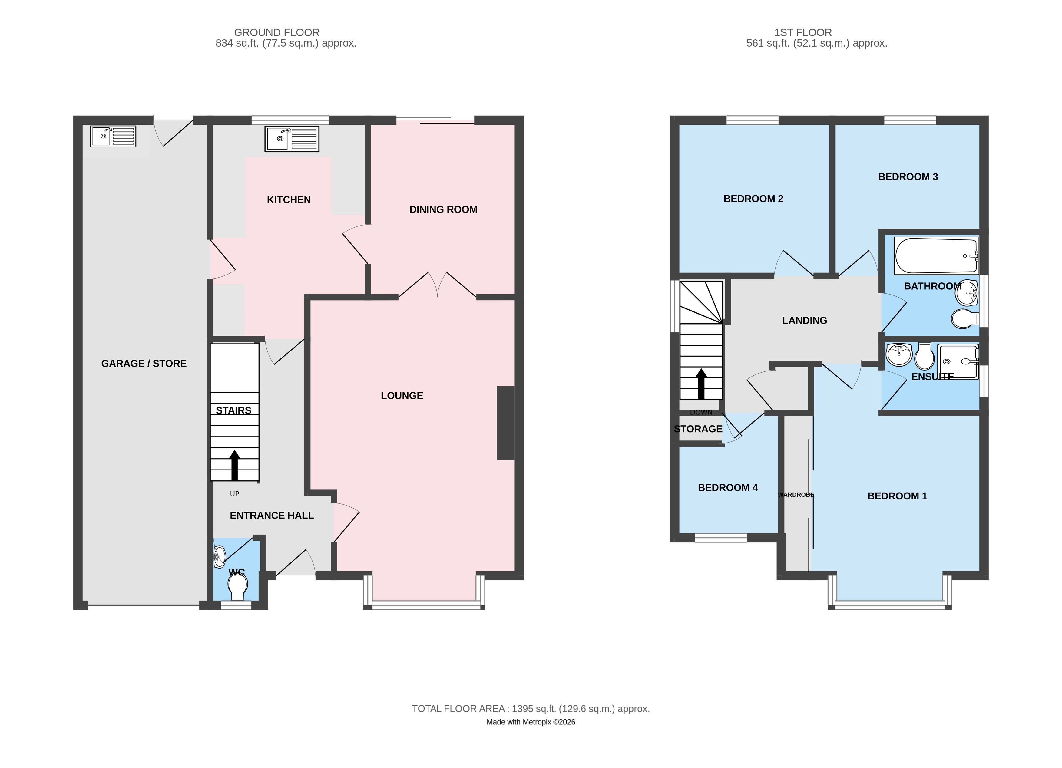18, Magnolia Drive, Telford floorplan