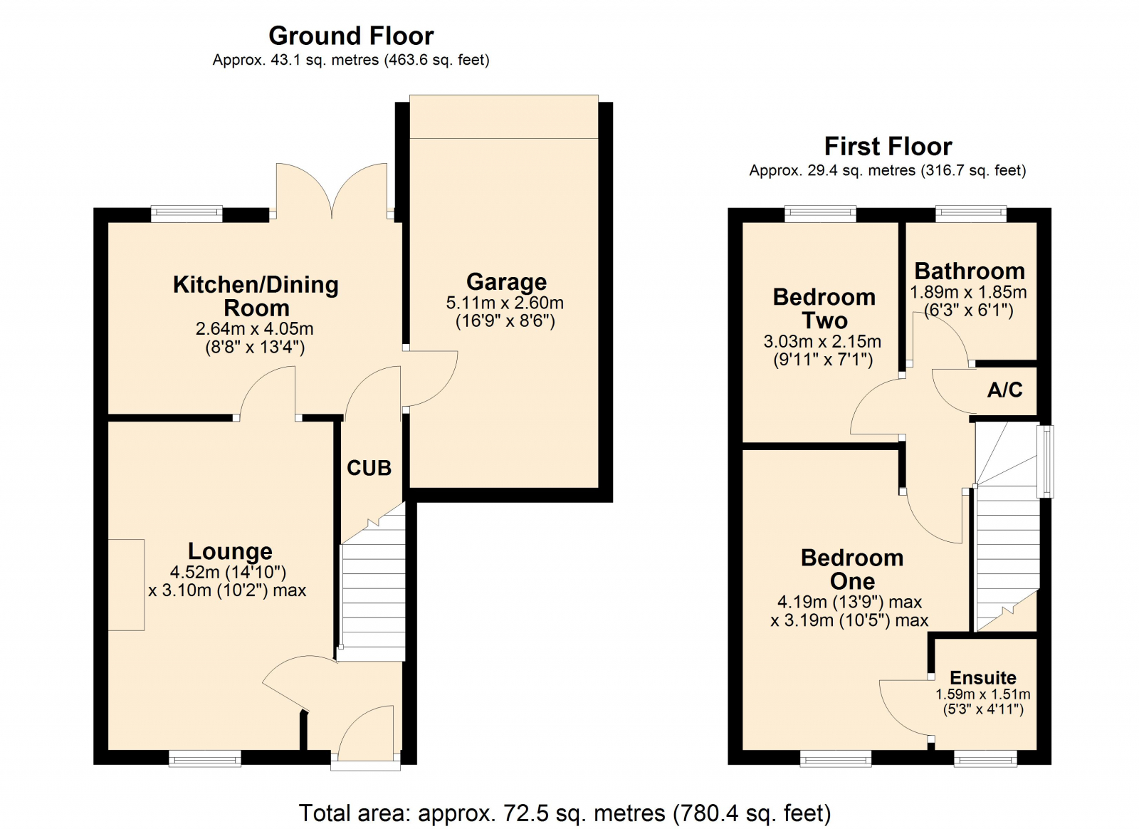 5 Gadwell Road, Walton Cardiff, Tewkesbury floorplan