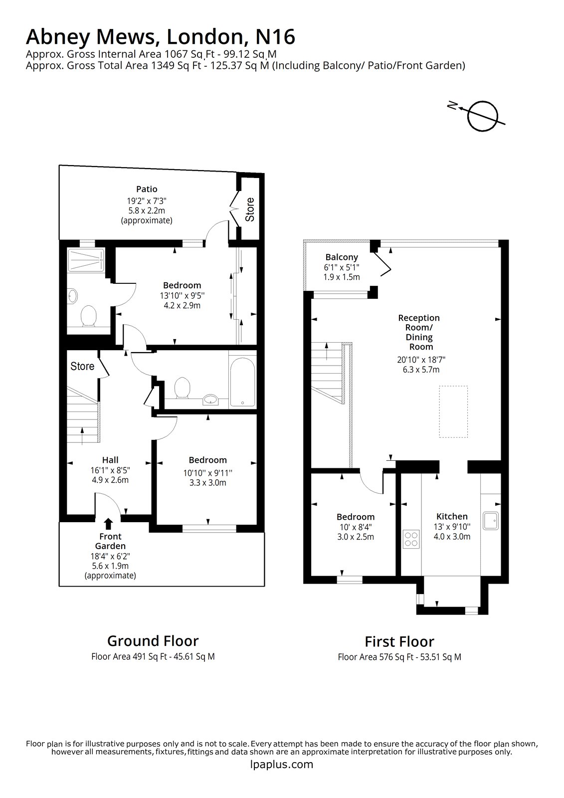 Abney Mews, 22A Bouverie Road, London N16, 3 bedroom mews house for