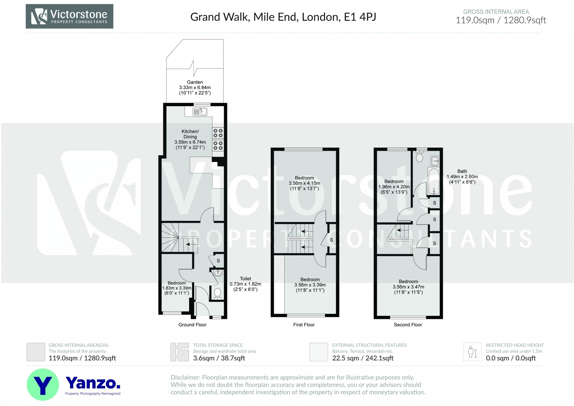 13, Solebay Street, London floorplan
