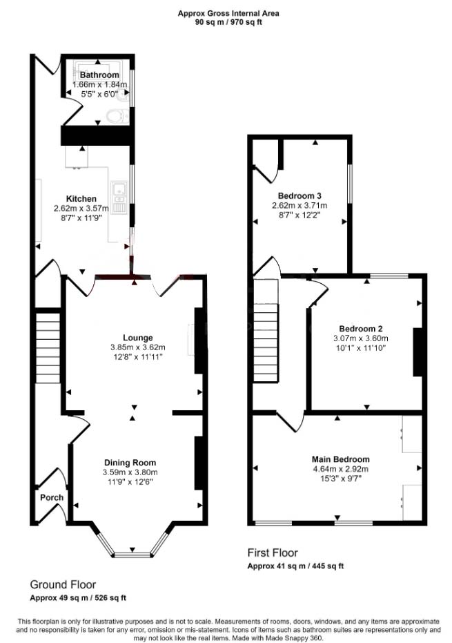 17, Cross Inn Road, Llantrisant floorplan