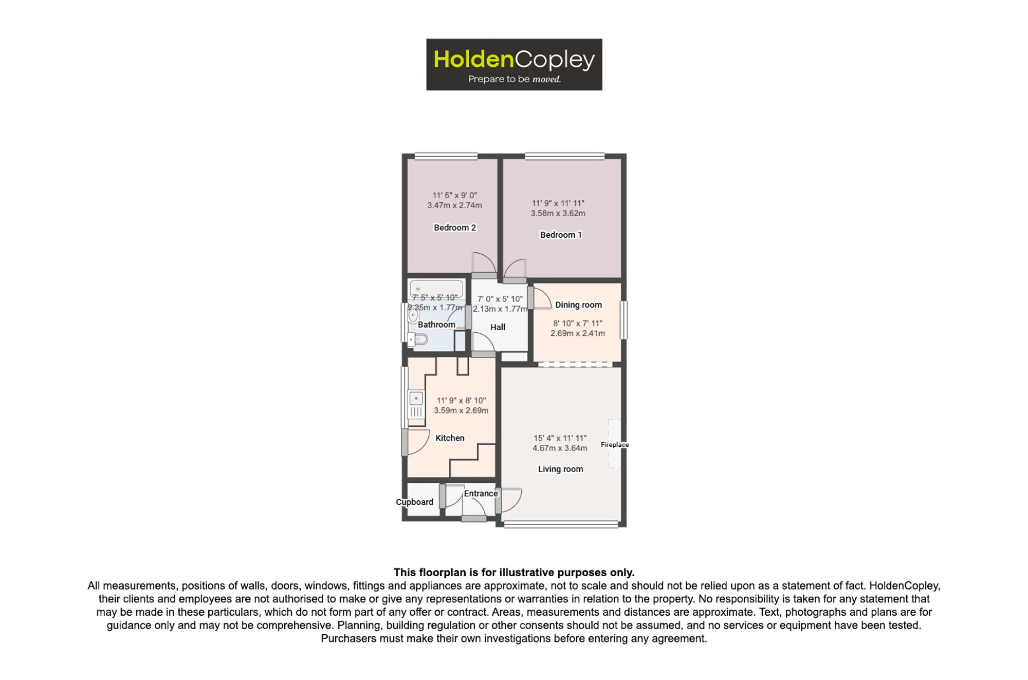4 Ascot Close, Nottingham floorplan