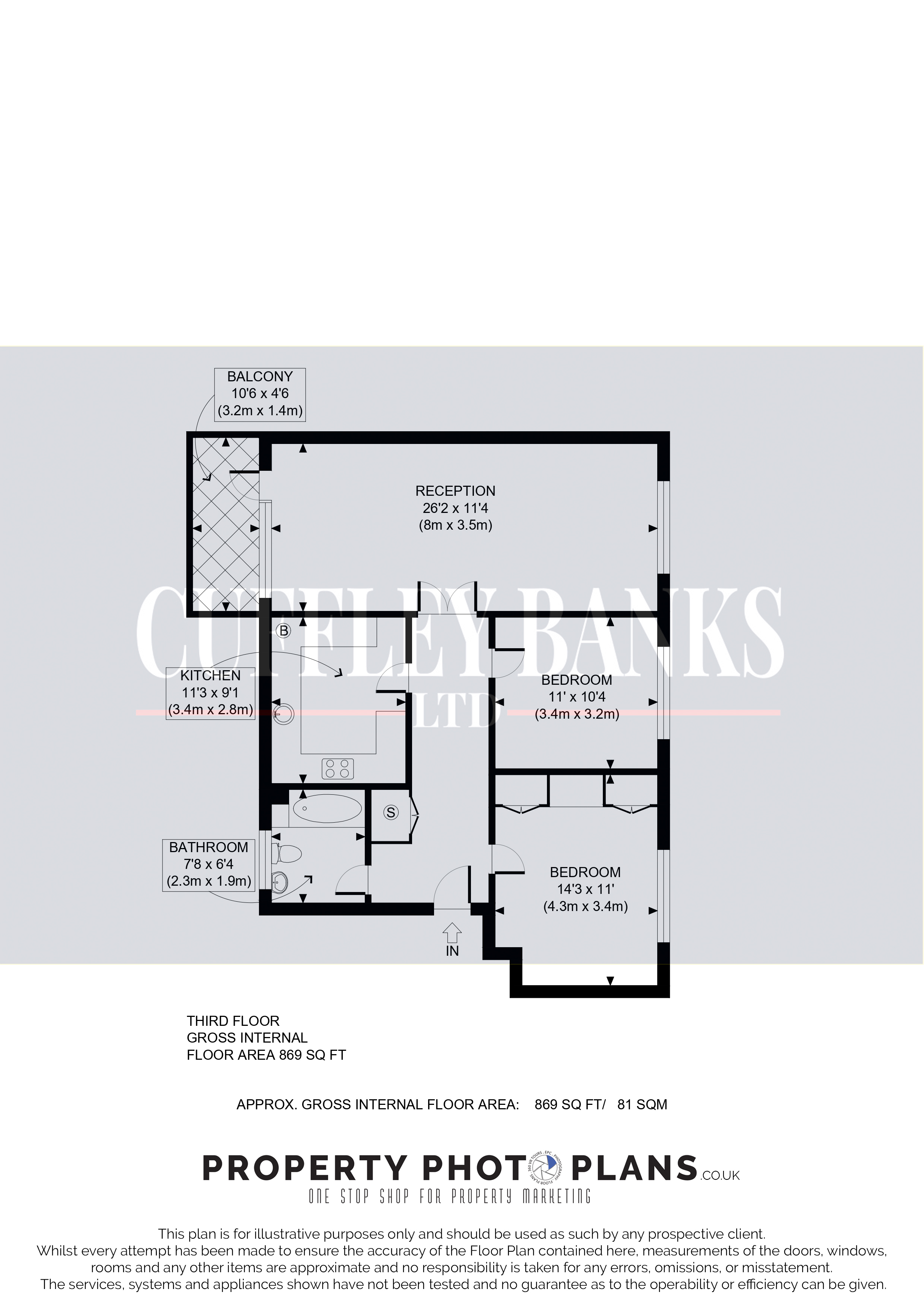 20, Perivale Grange, Middlesex floorplan