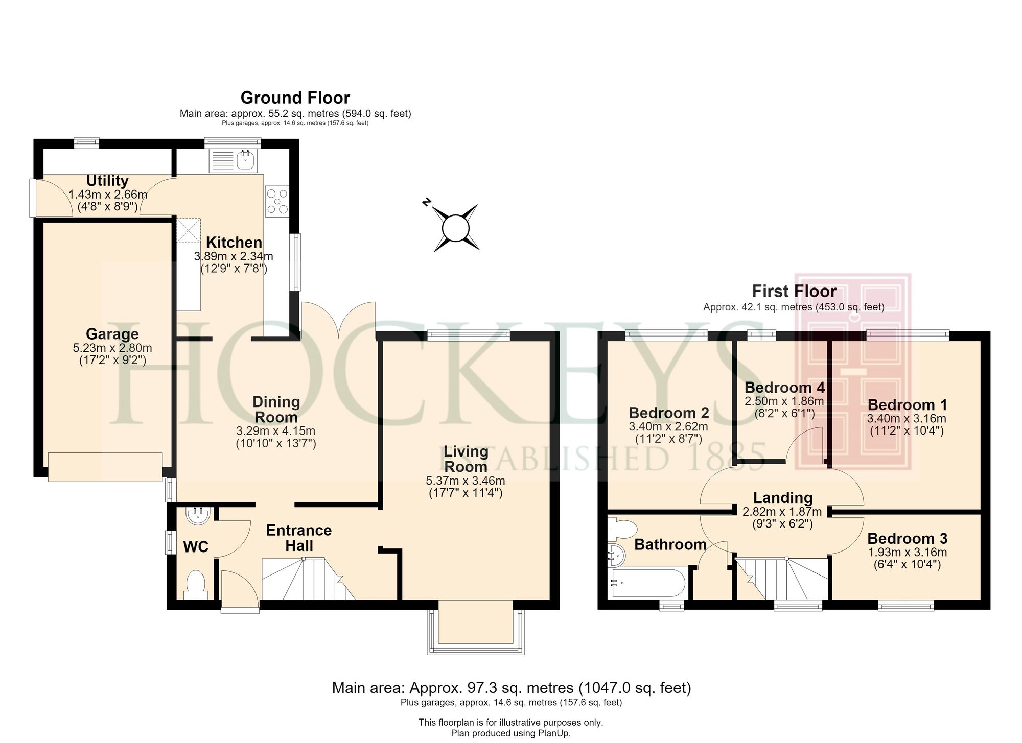 32 The Rowans, Cambridge floorplan