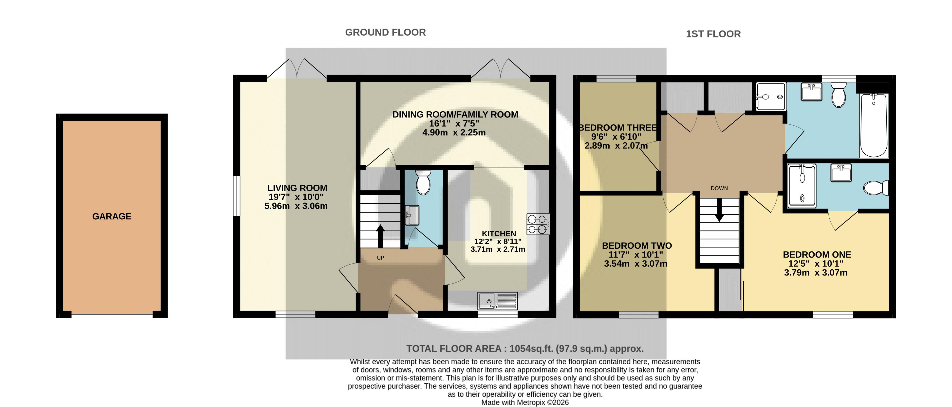 1, Foster Walk, Bedford floorplan