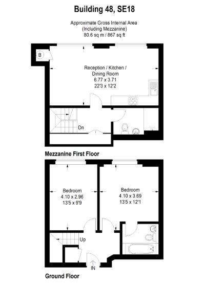 2 Bedrooms Flat to rent in Marlborough Road, Royal Arsenal SE18