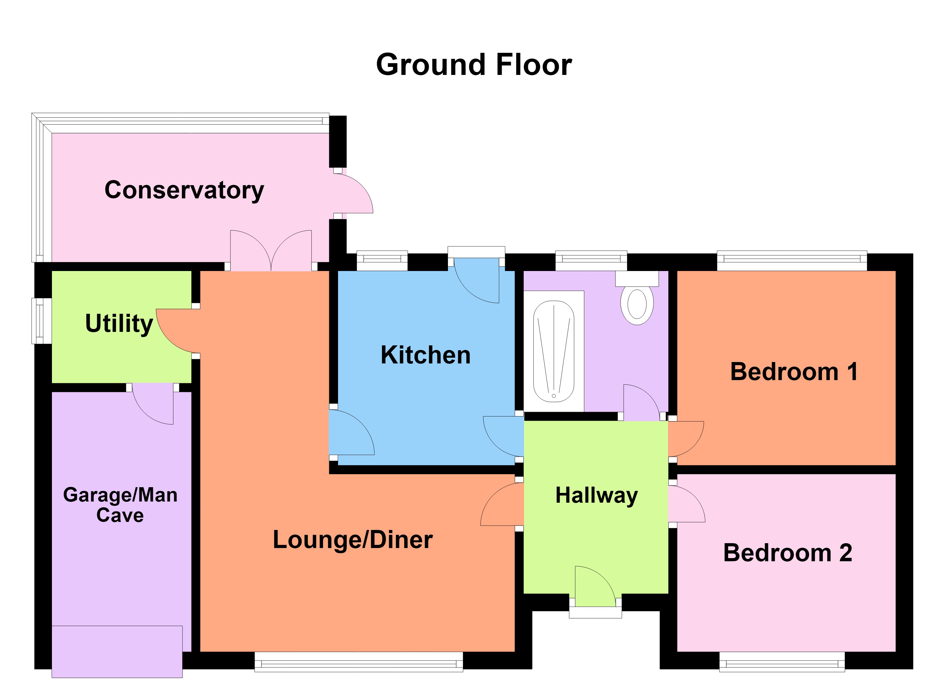 Orton, Broad Lane, Doncaster floorplan