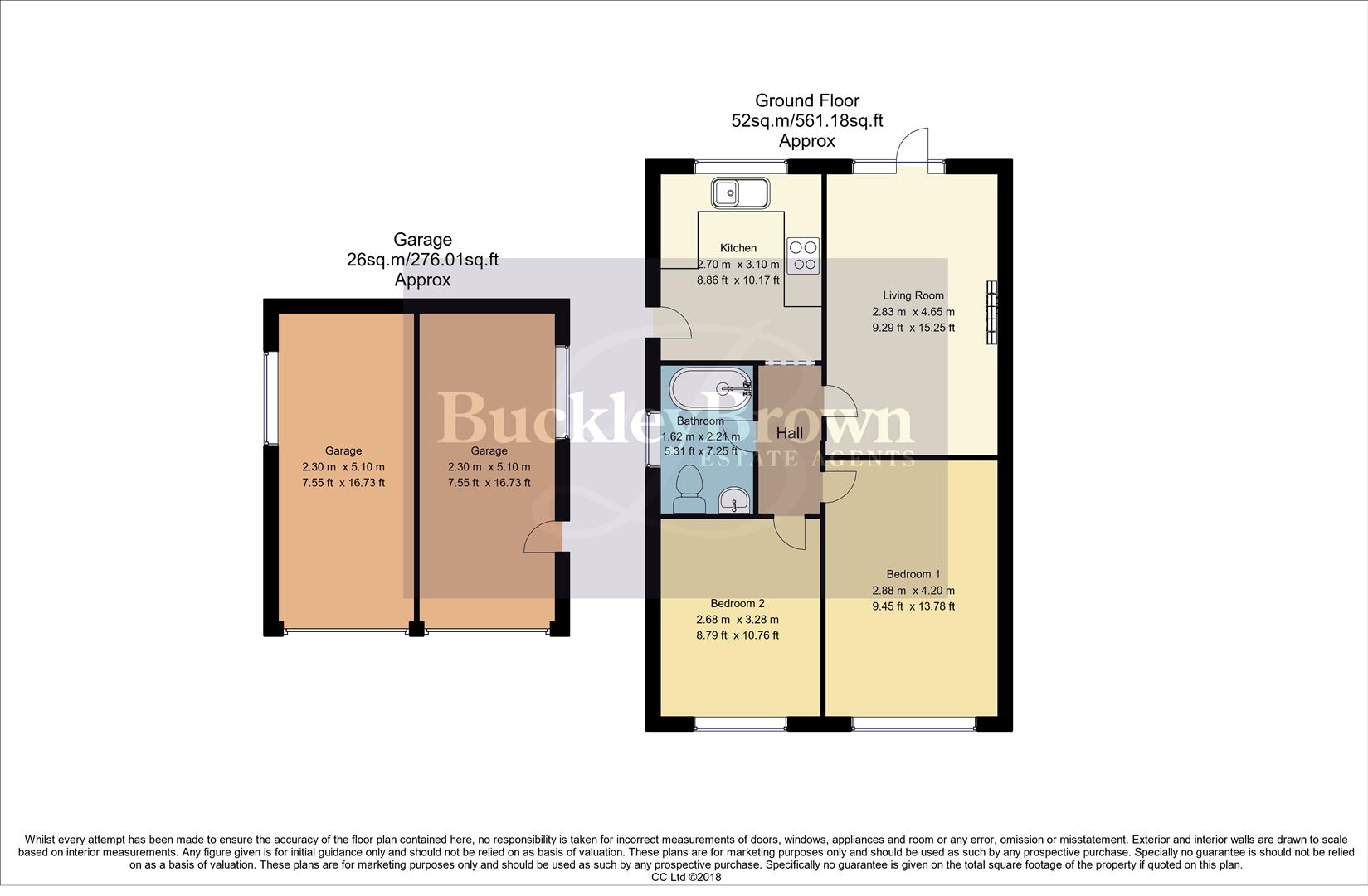 8A, Fox Street, Nottingham floorplan