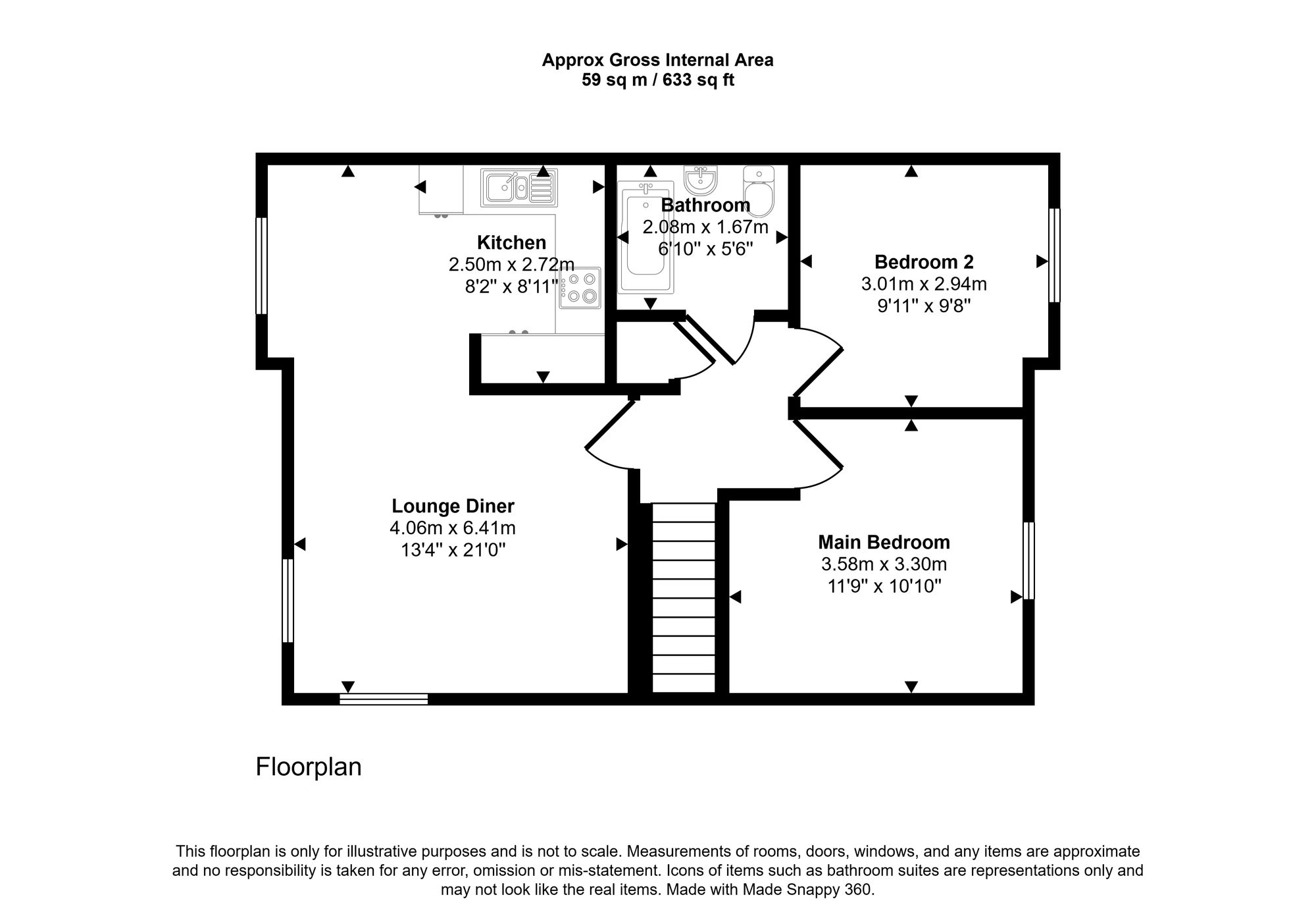 44 Thomas Street, Wigan floorplan