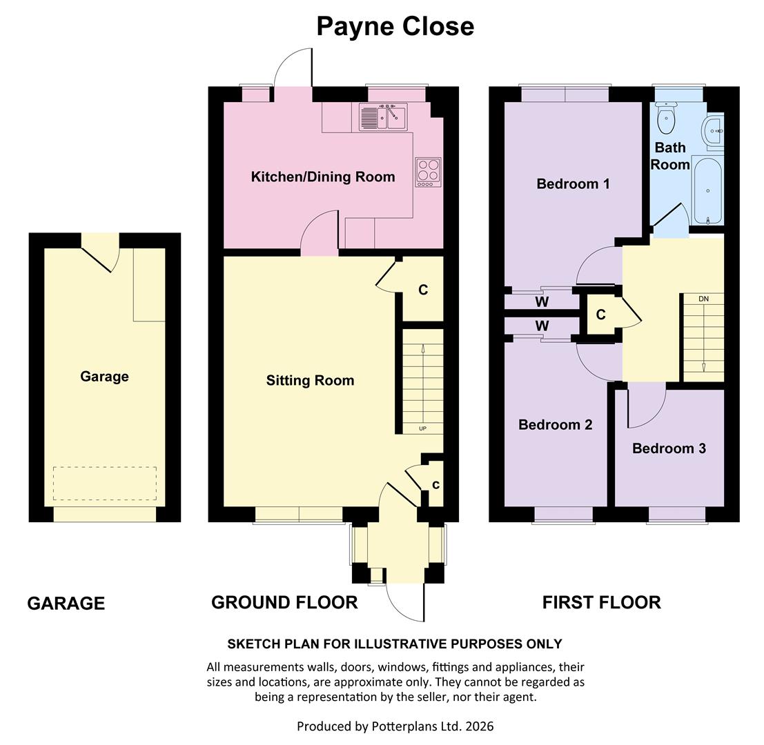 30, Payne Close, Crawley floorplan