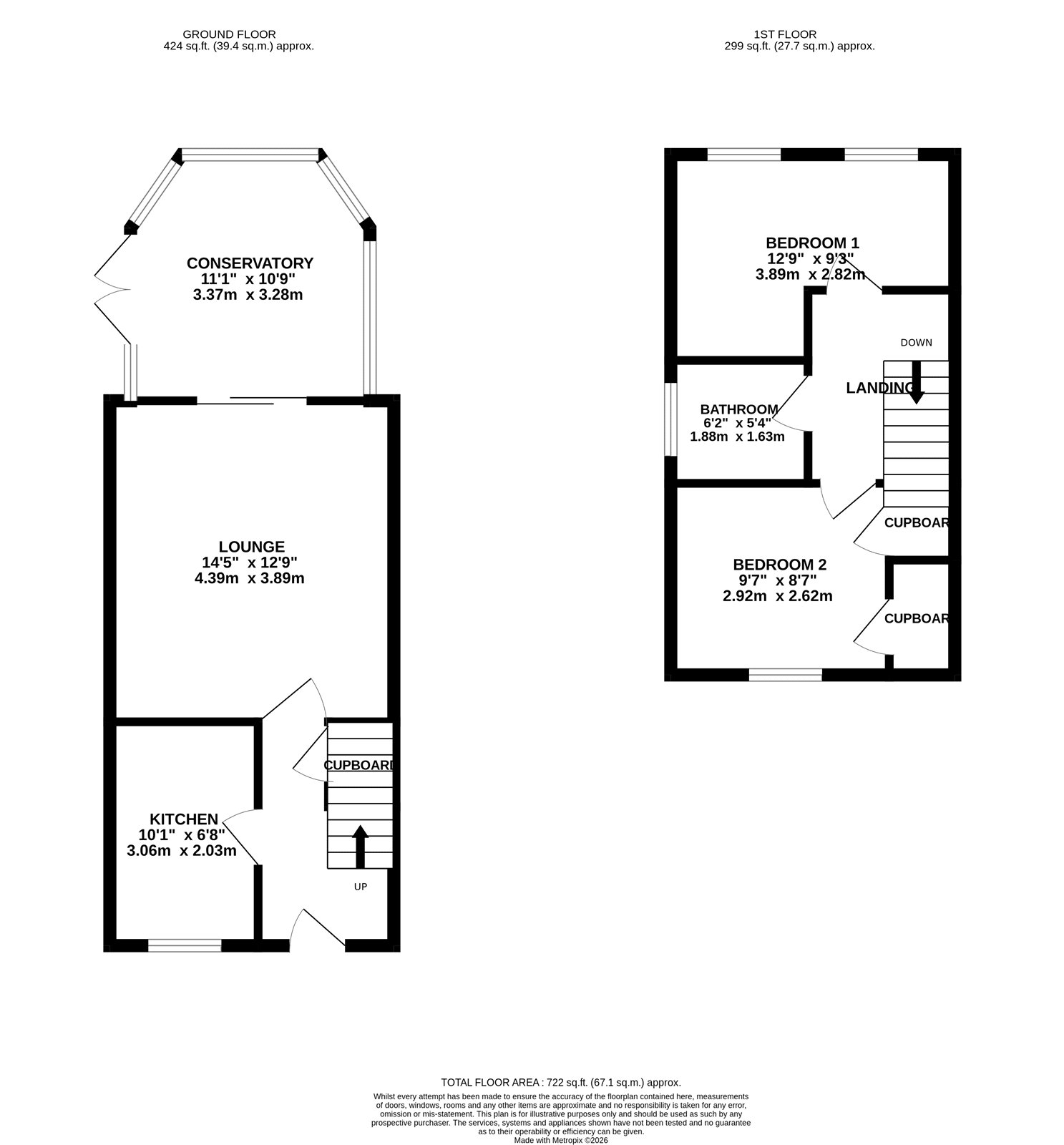 14, Kinross Close, Warrington floorplan