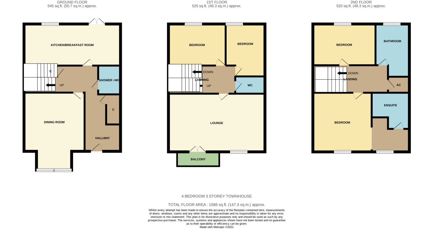 Bonny Crescent, Ipswich IP3, 4 bedroom town house for sale 58861231