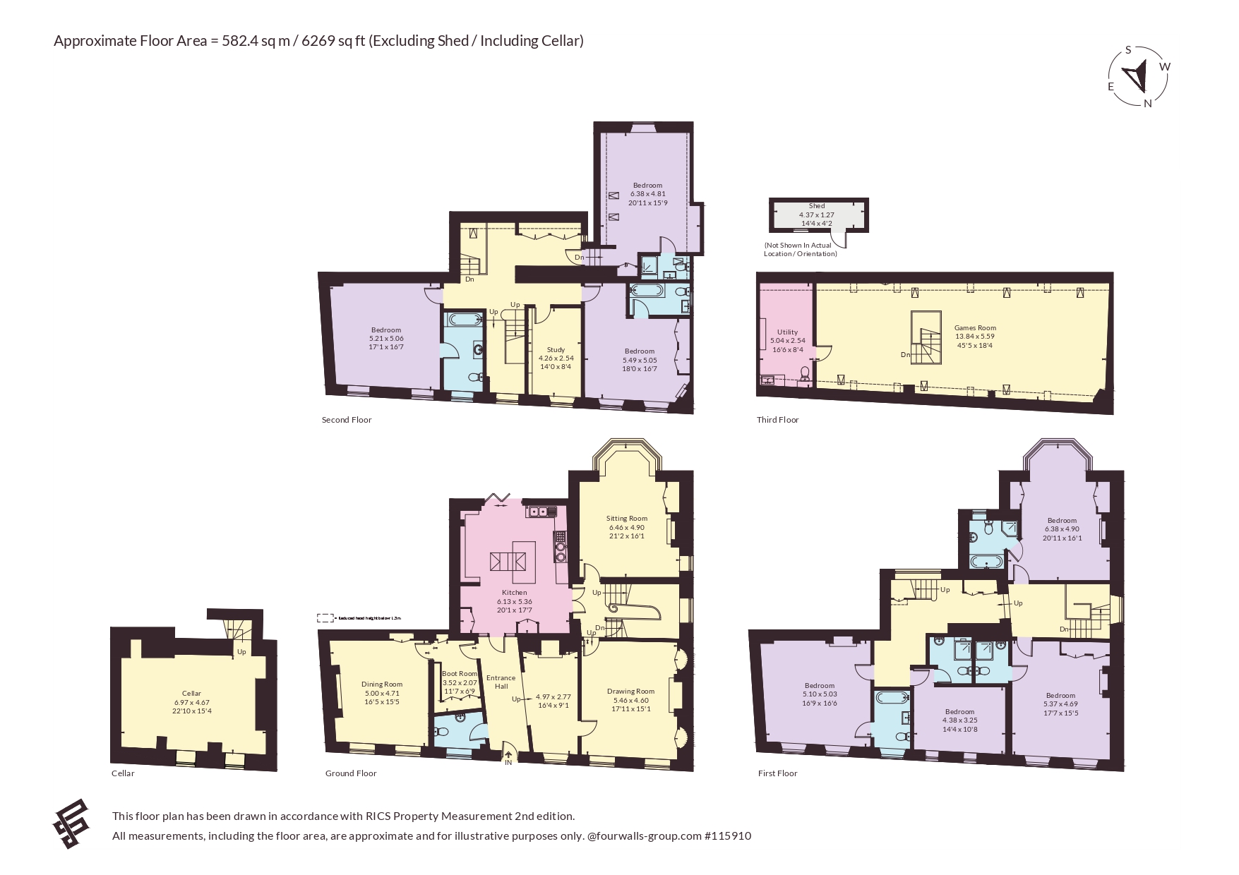 Coxwell Street, Gloucestershire floorplan