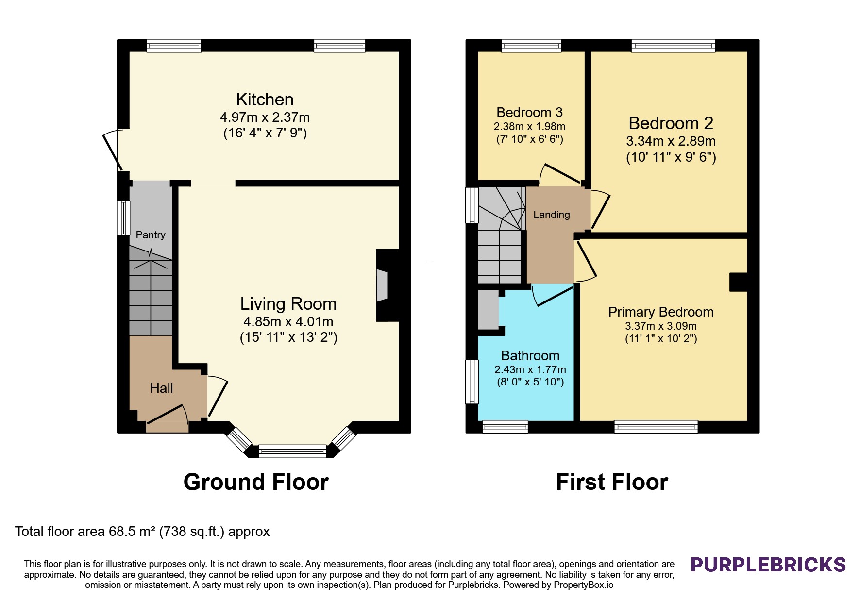 42, St. Wilfrids Crescent, Bradford floorplan