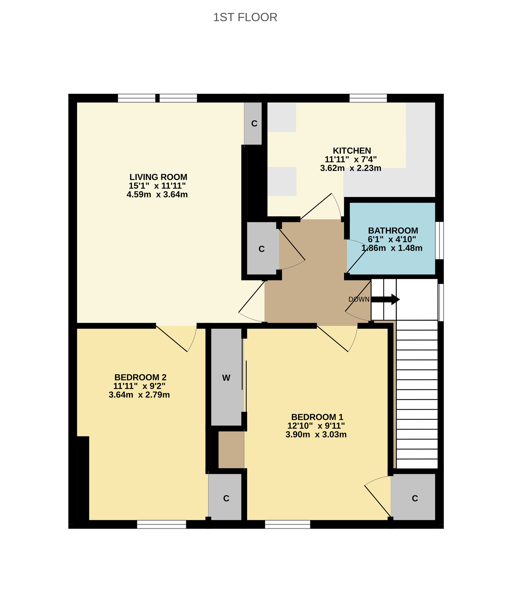 8 Sweerie, Cupar floorplan