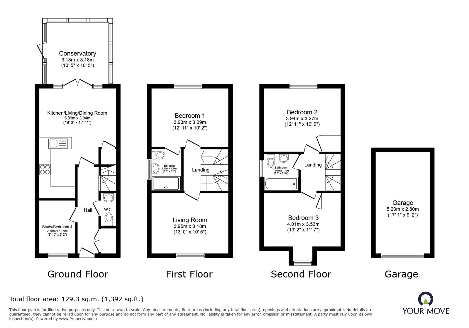 Brutus Court, Lincoln floorplan