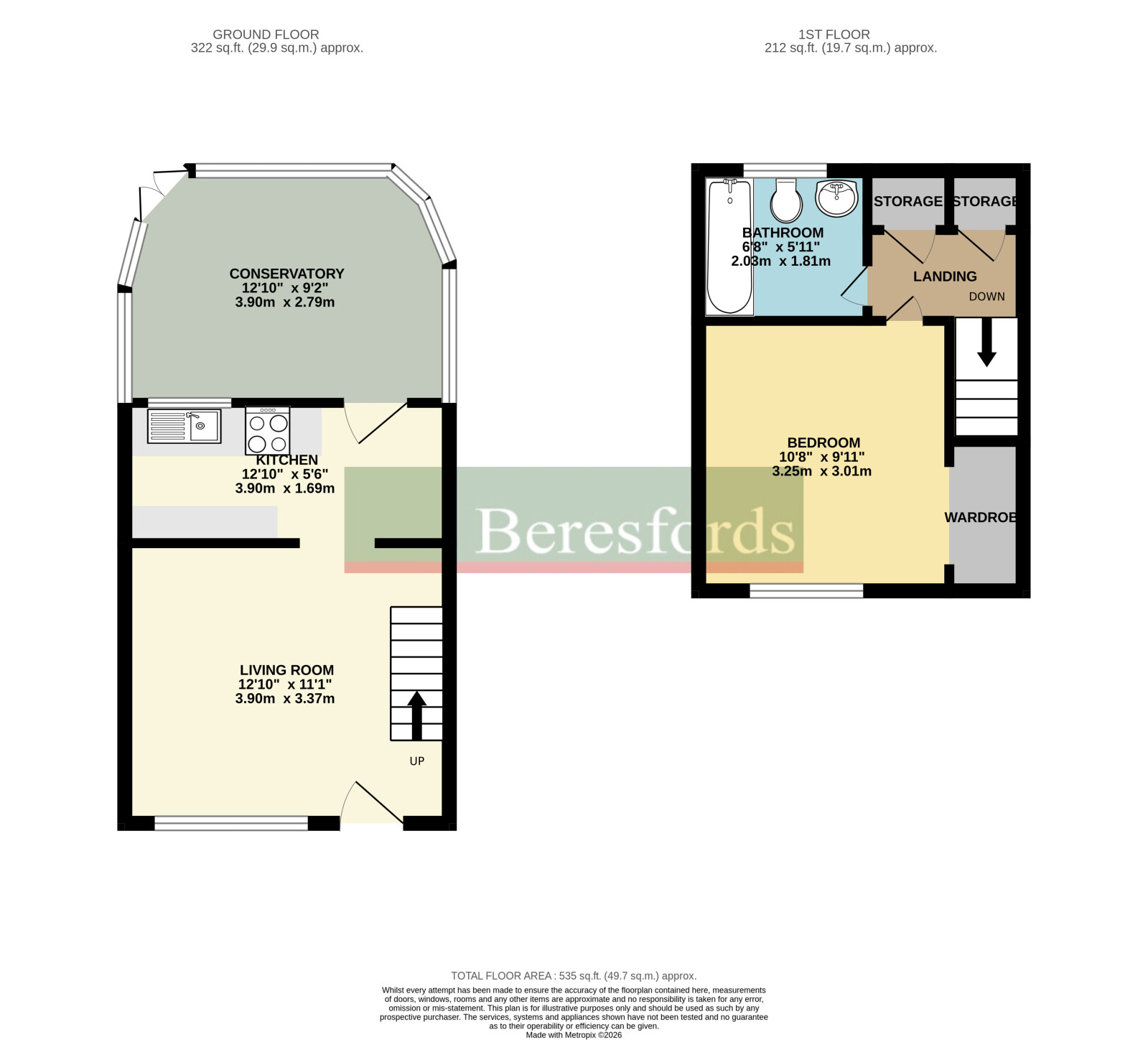 34, Holmans, Chelmsford floorplan