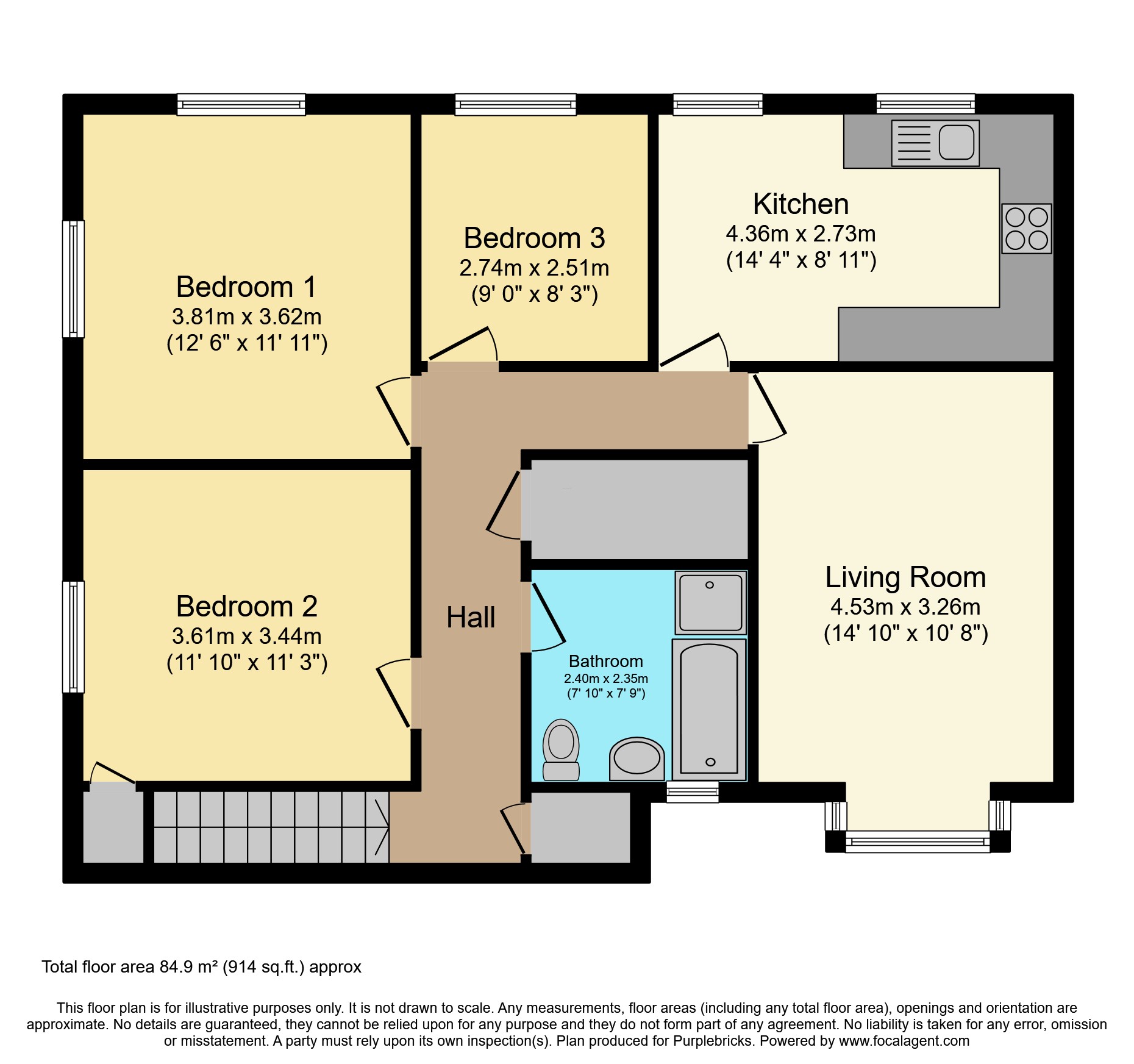 10, Hourne Court, Hessle floorplan