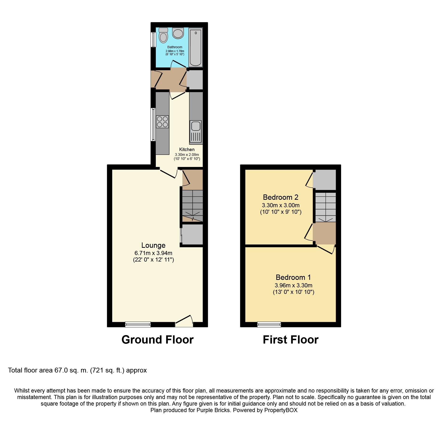 2 Bedrooms Terraced house for sale in Midland Road, Swadlincote DE11