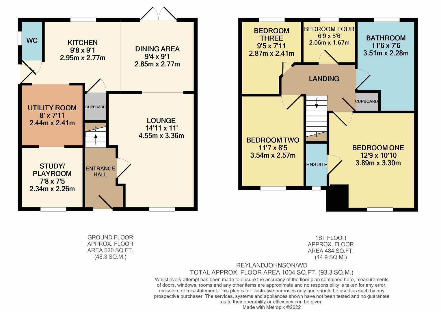 30, Wedgewood Drive, Church Langley floorplan