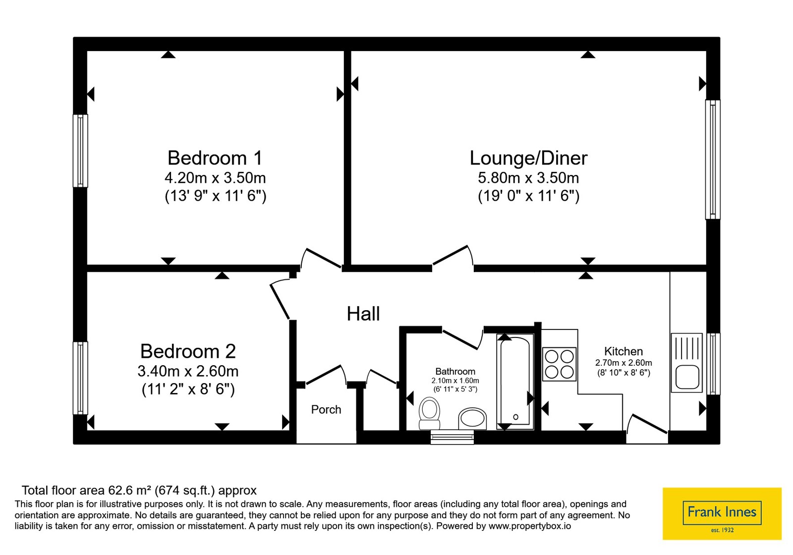 23, Kirton Close, Nottinghamshire floorplan