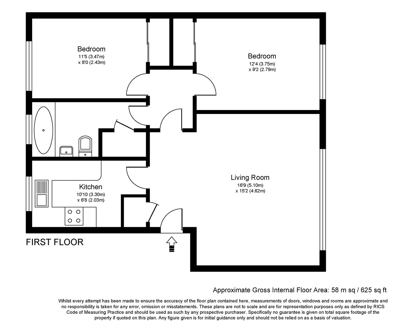 Brockley Combe, Weybridge KT13, 2 bedroom flat to rent 66241925