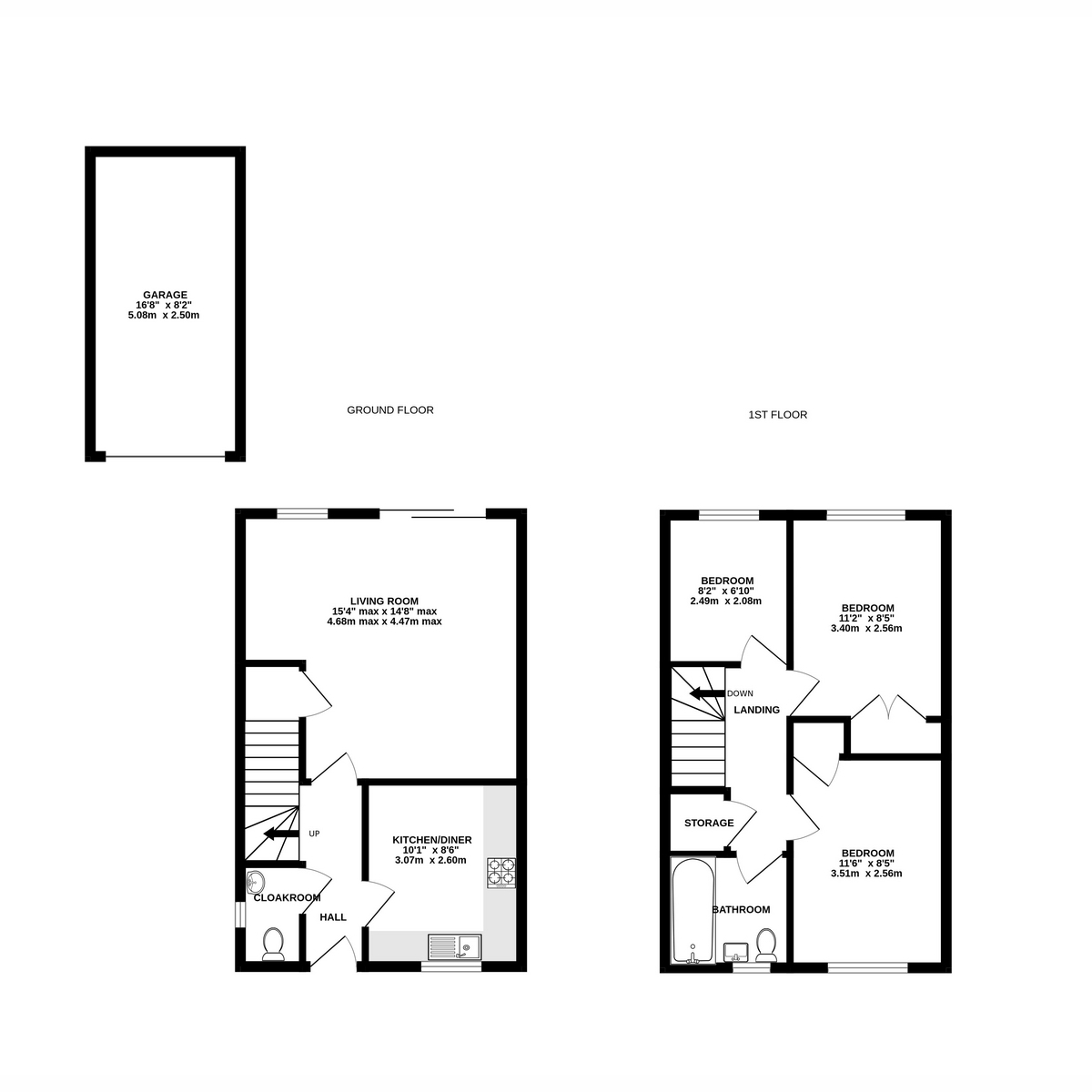 67, Gill Avenue, Bristol floorplan