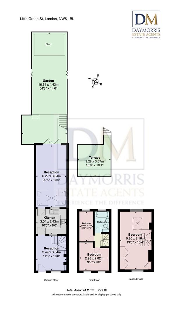 3, Little Green Street, London floorplan