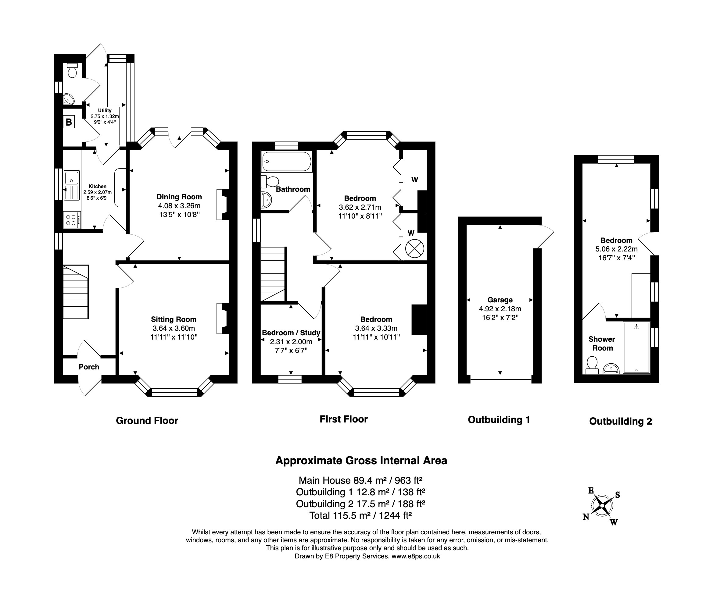 65, White Road, Oxford floorplan
