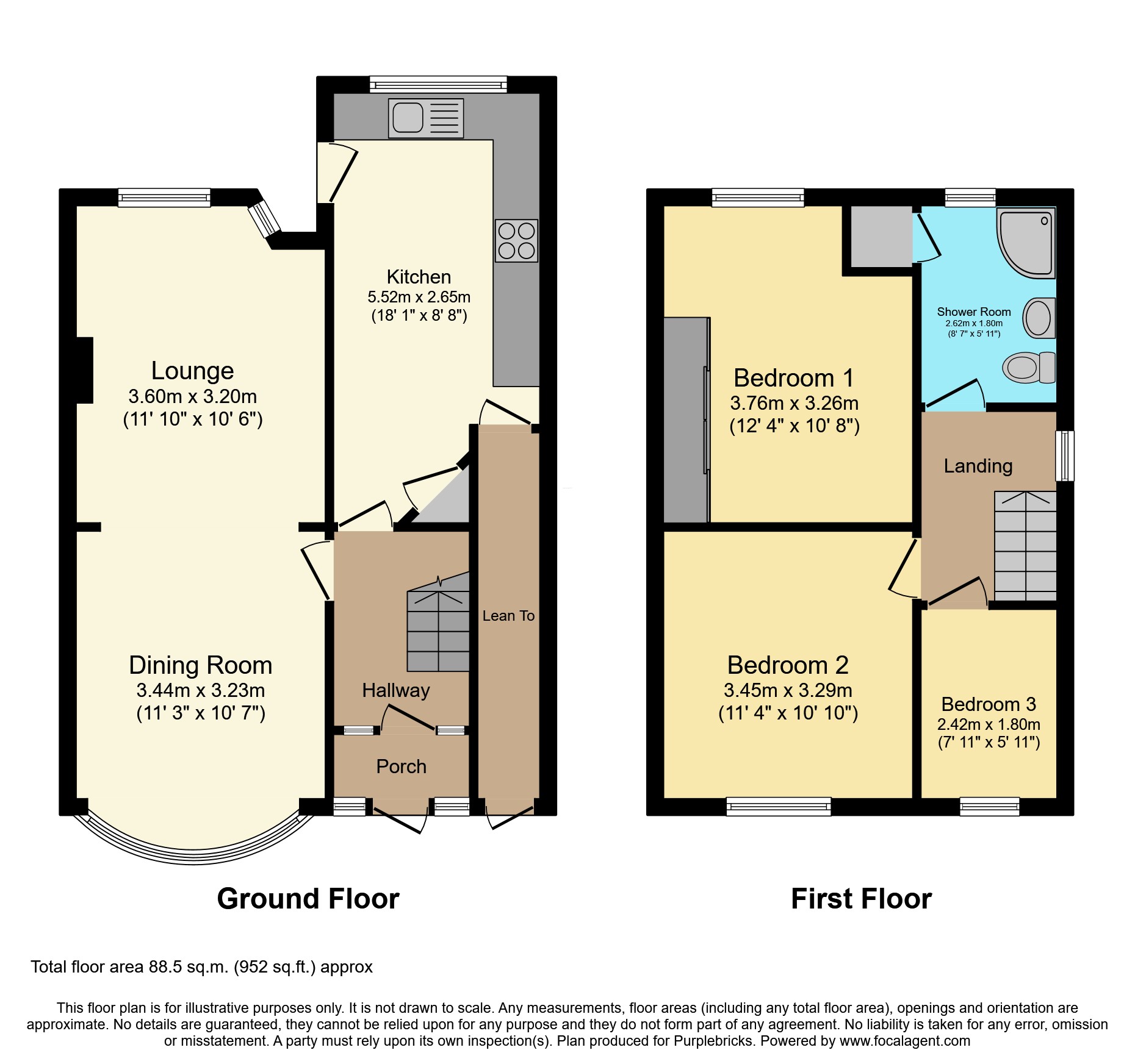 30, Calverton Grove, Birmingham floorplan