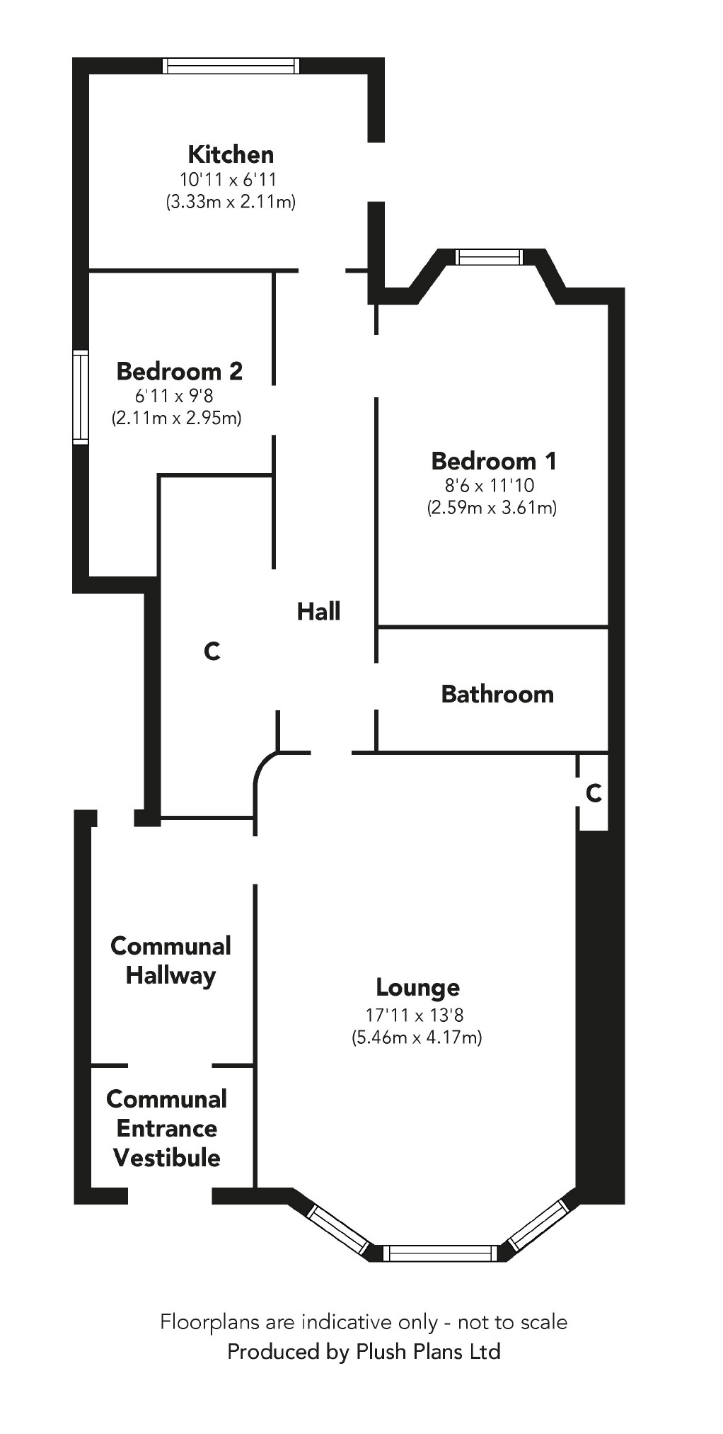 2 Bedrooms Flat for sale in Deveronbank, Barrs Brae, Port Glasgow PA14