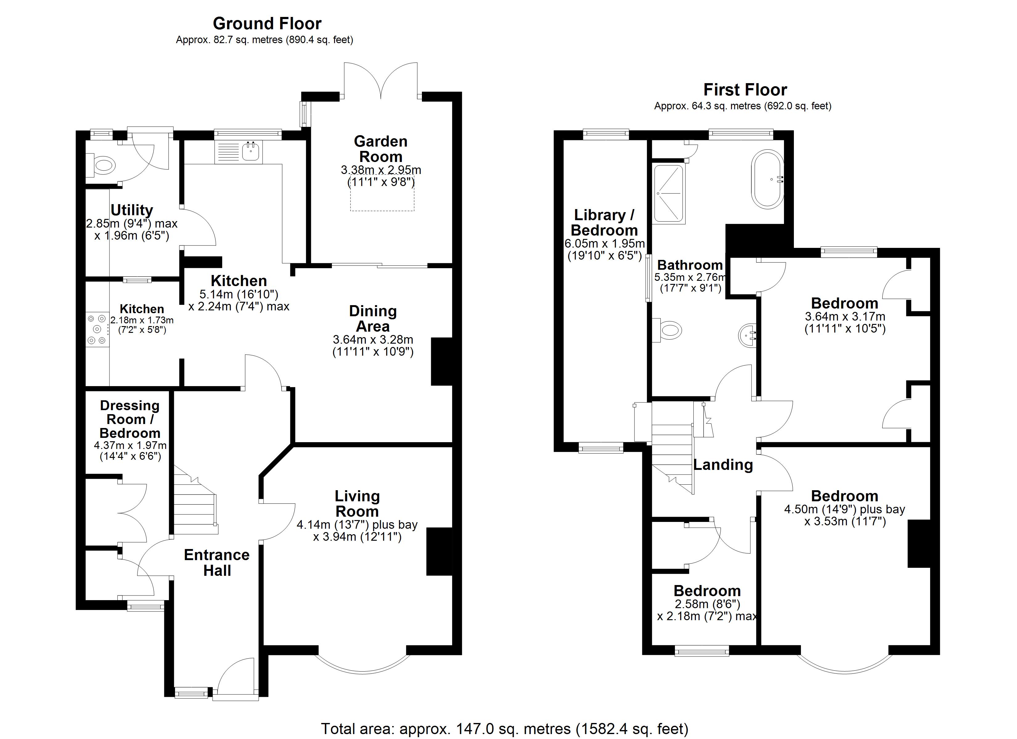 94, Highfield Road, Suffolk floorplan
