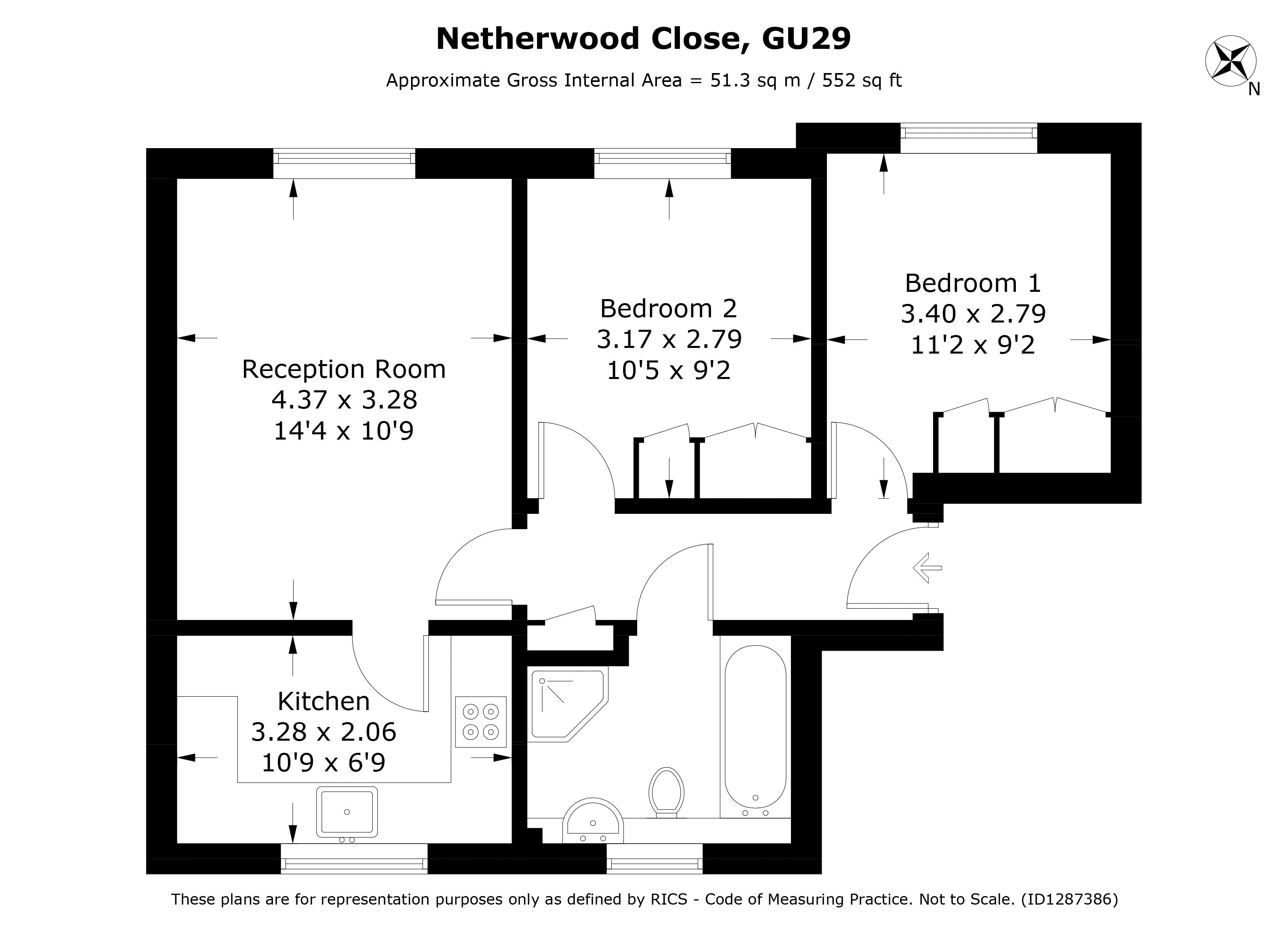 6, Netherwood Close, Midhurst floorplan
