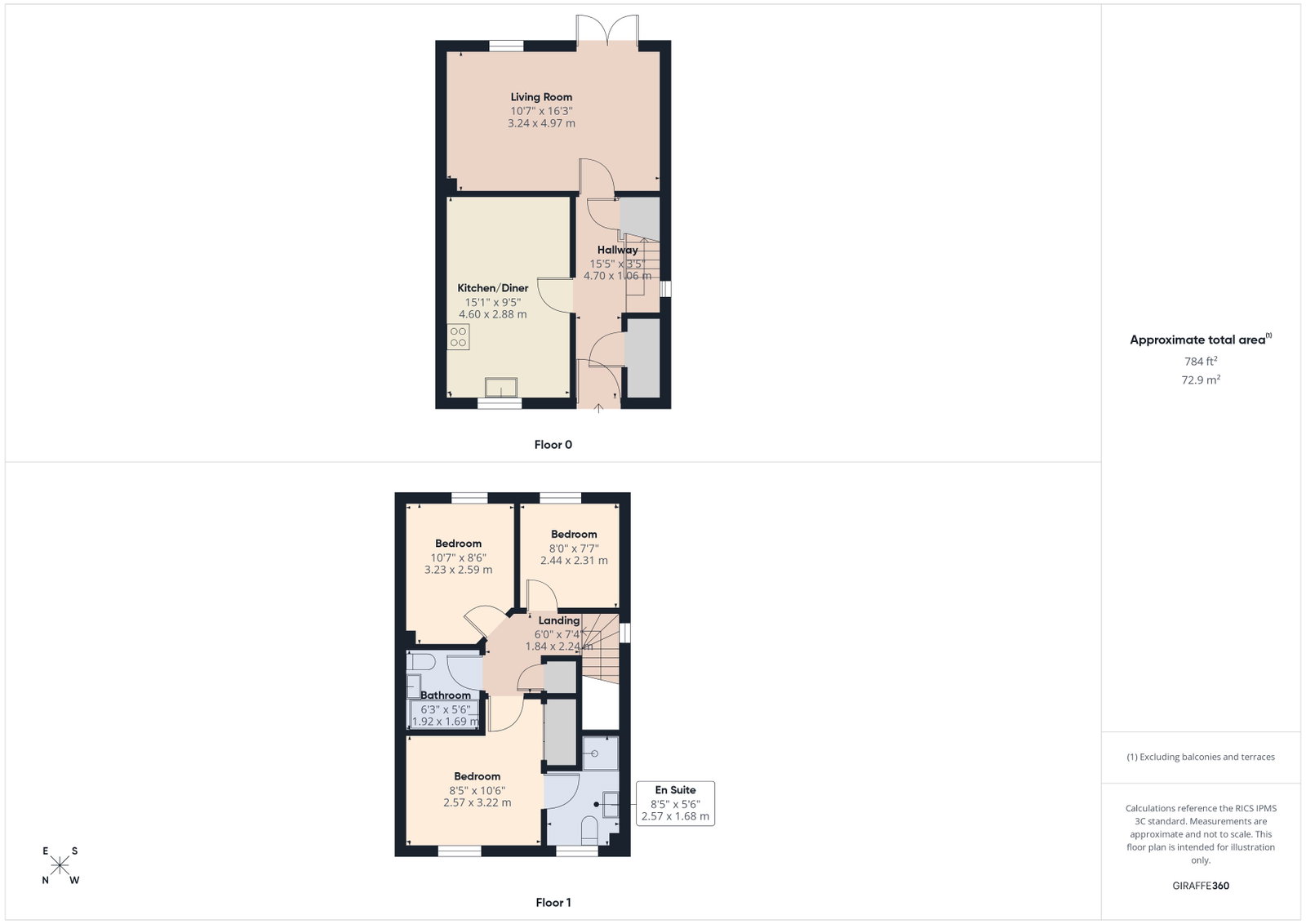 12, Waller Drive, Attleborough floorplan
