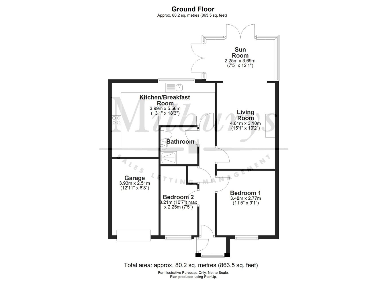 3, Larkspur Close, South Gloucestershire floorplan