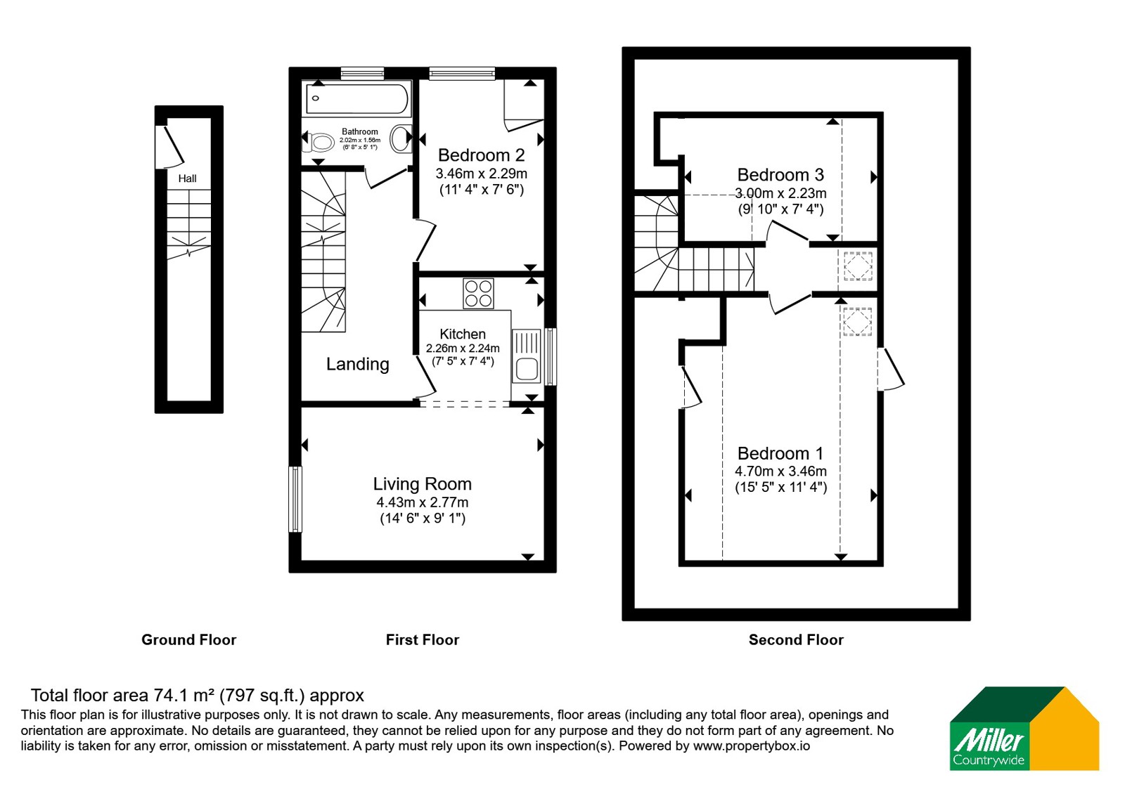 Flat 2, Jasmine Mews,, St. Francis Road, St. Columb floorplan