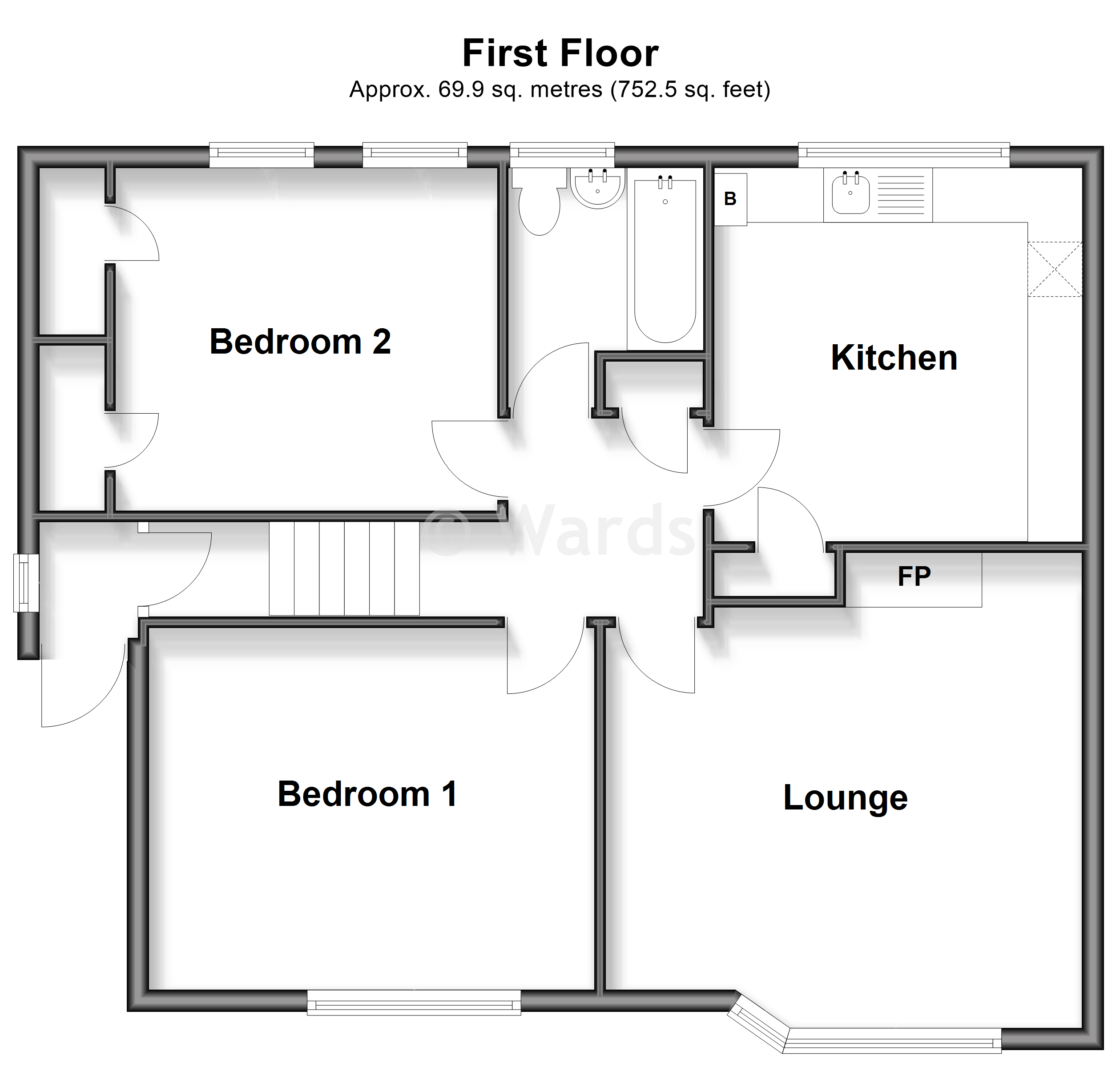 48, Delane Road, Deal floorplan