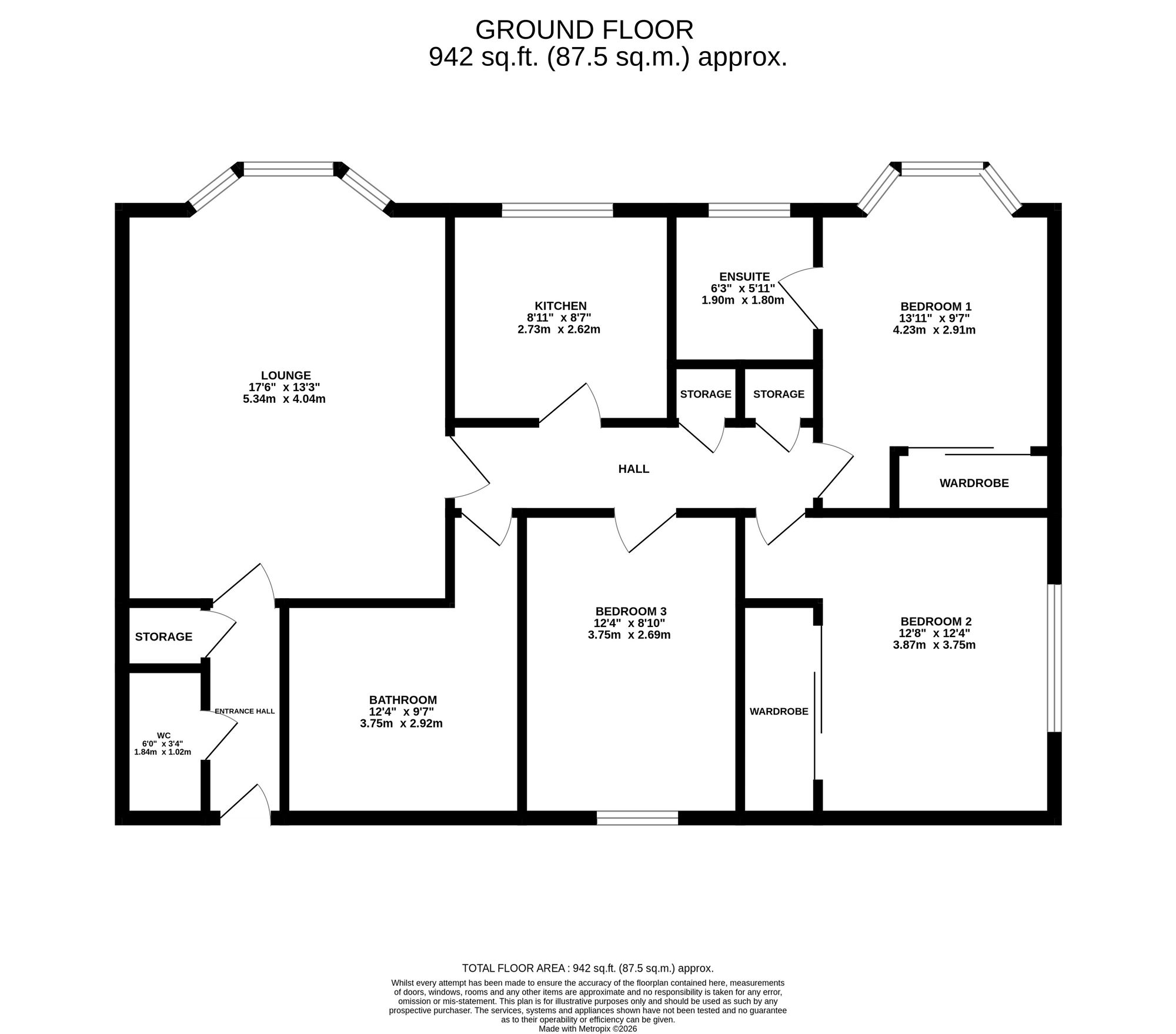 11 Windsor Gardens, Auchterarder floorplan