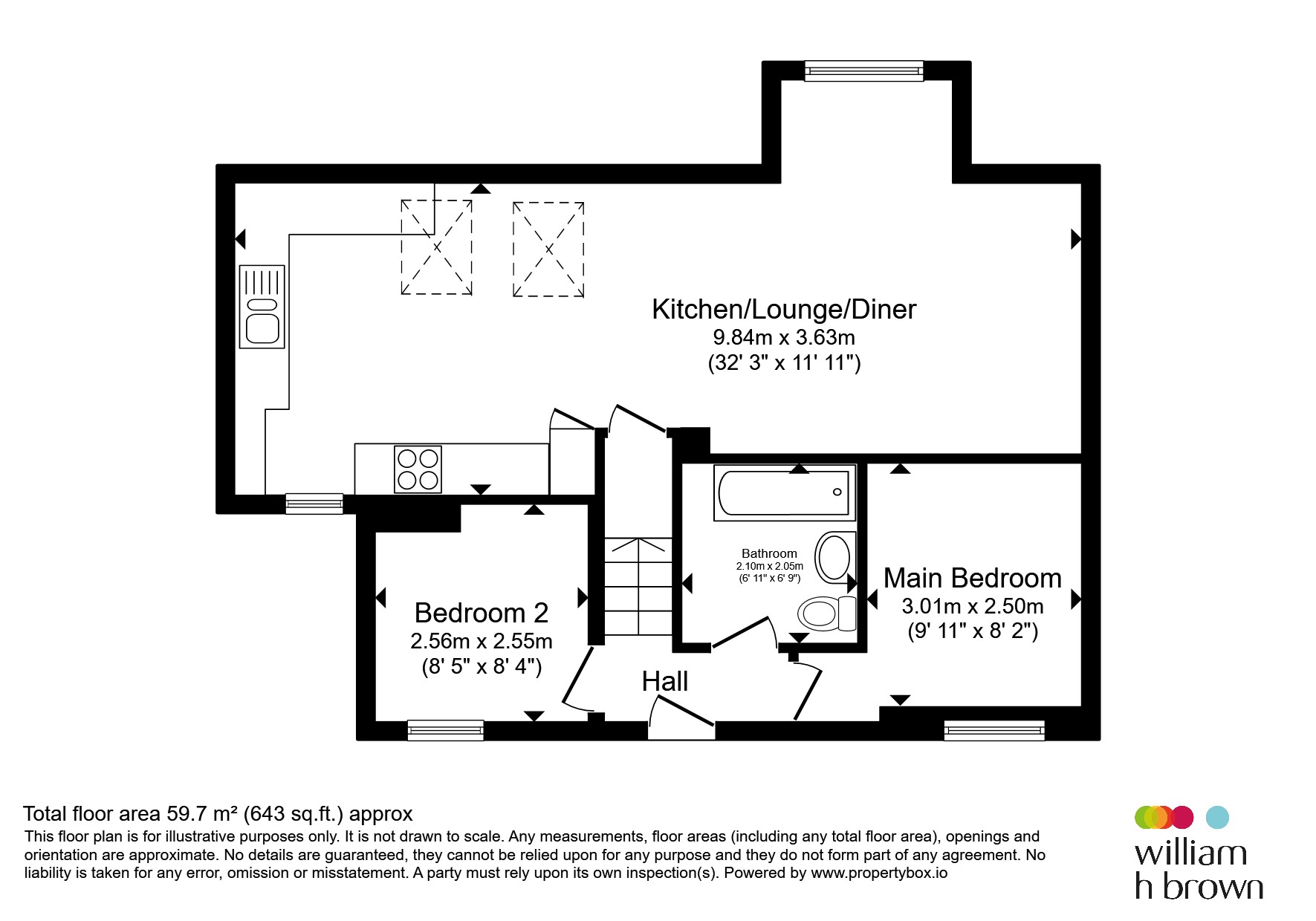 Flat 3, Migma, 1, Wilton Road, Hornsea floorplan