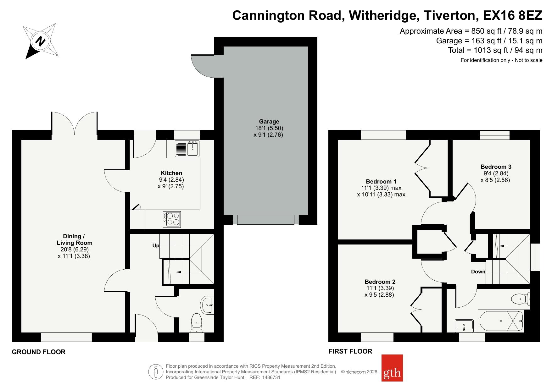 40, Cannington Road, Tiverton floorplan