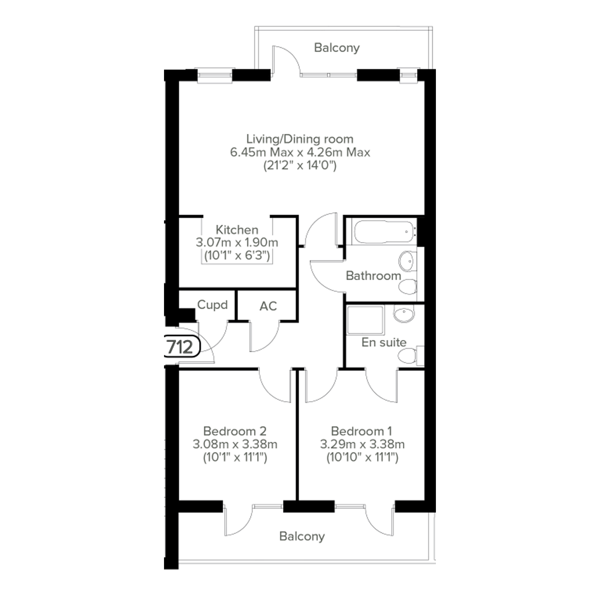712, Encombe Street, Plymstock, Plymouth floorplan
