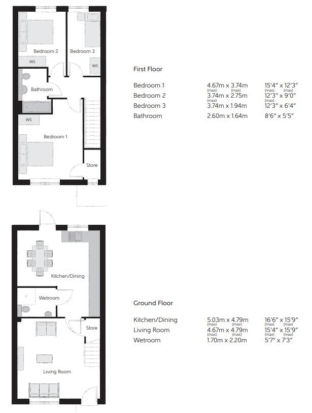 Plot 284, The Elm, Meadow Road, Bedford floorplan