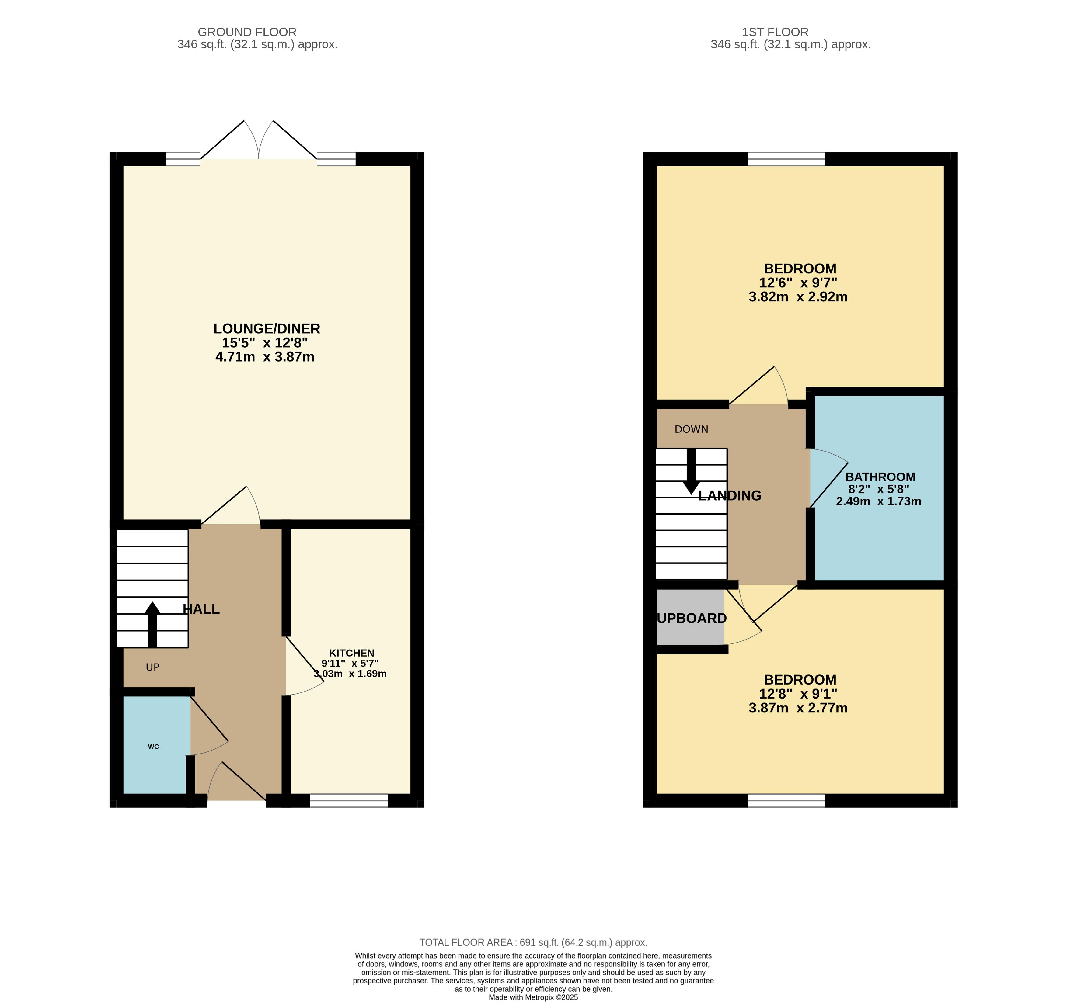 77, Aldermere Avenue, Waltham Cross floorplan