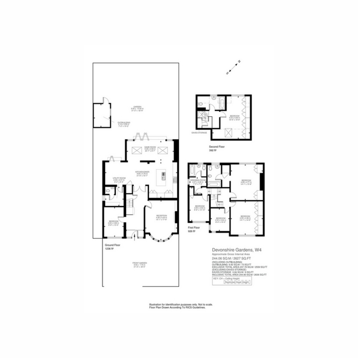 Devonshire Gardens, London, W4 floorplan