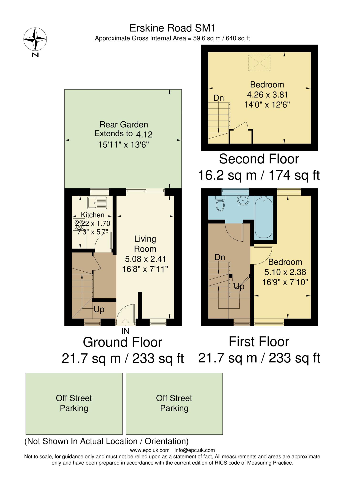 2a, Erskine Road, Sutton floorplan