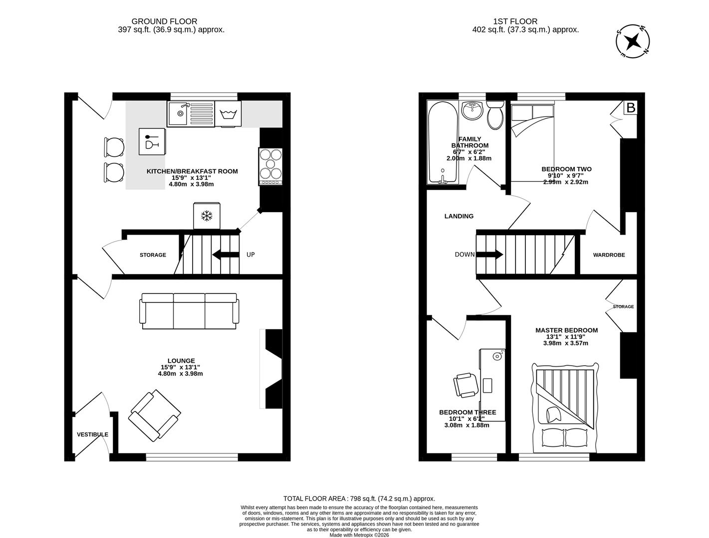 53, Chorley Old Road, Chorley floorplan
