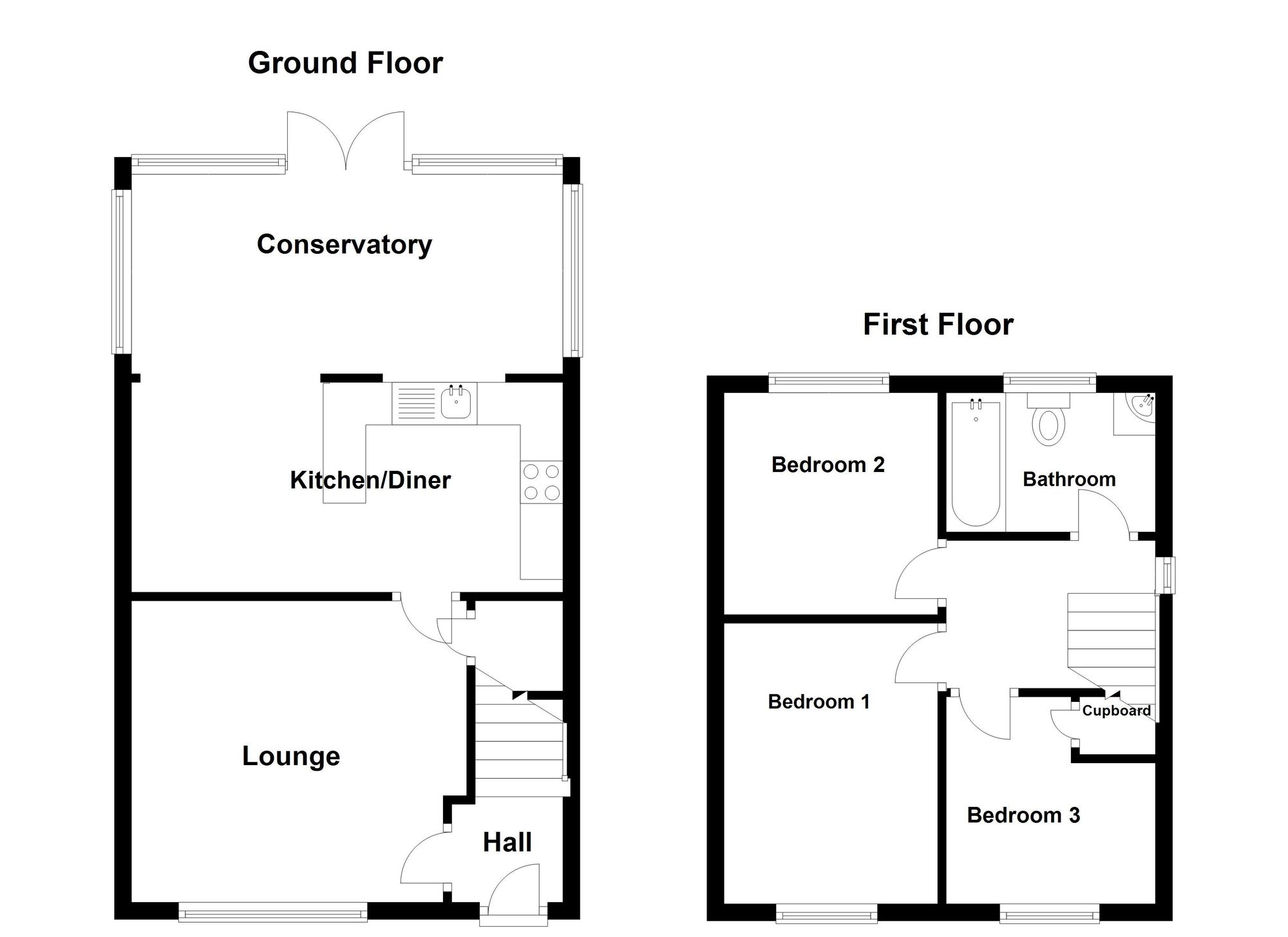 17 Allgreave Close, Sale floorplan