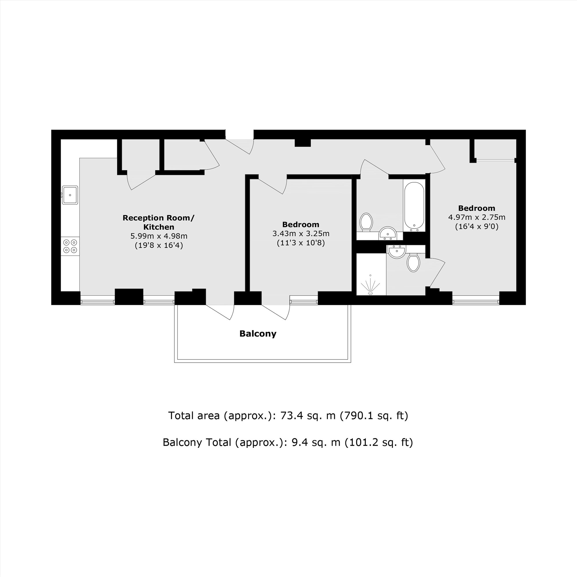 13 Swift Court, Tavy Bridge, London floorplan