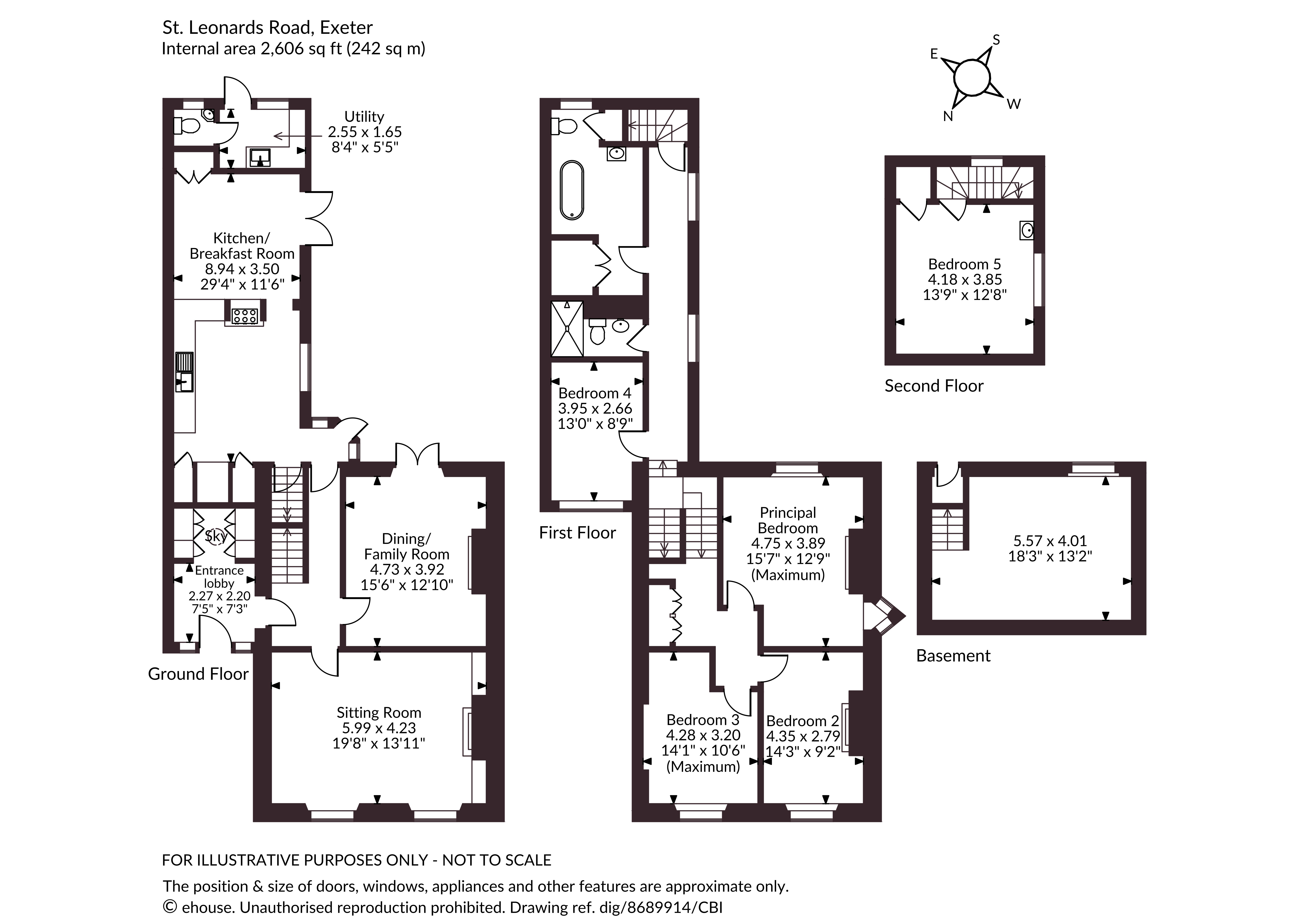 33, St. Leonards Road, Exeter floorplan